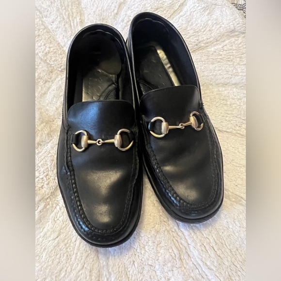Gucci Shoes Authentic Gucci Drivers Loafers Gold Horsebit Poshmark